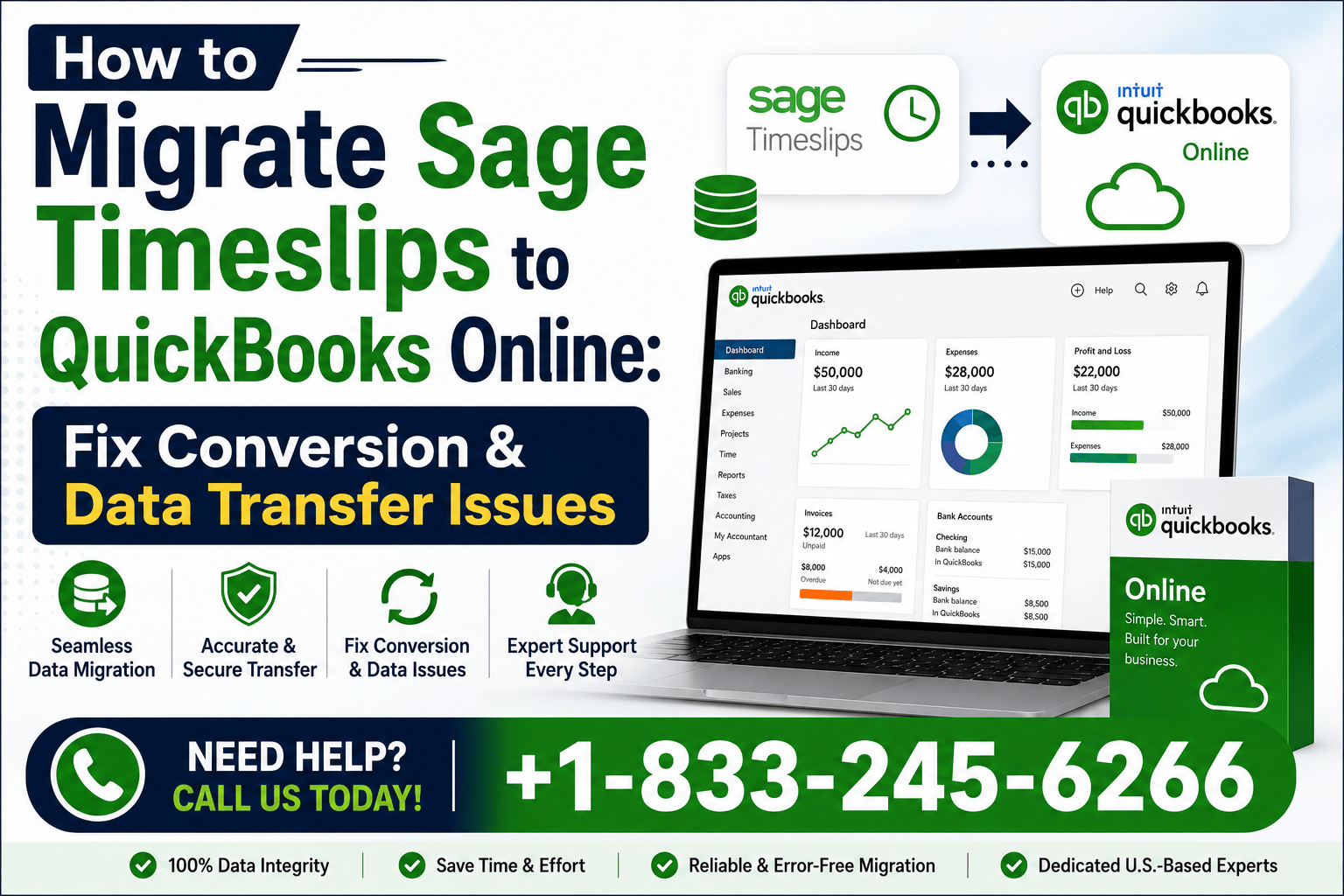 Migrate Sage Timeslips to QuickBooks Online