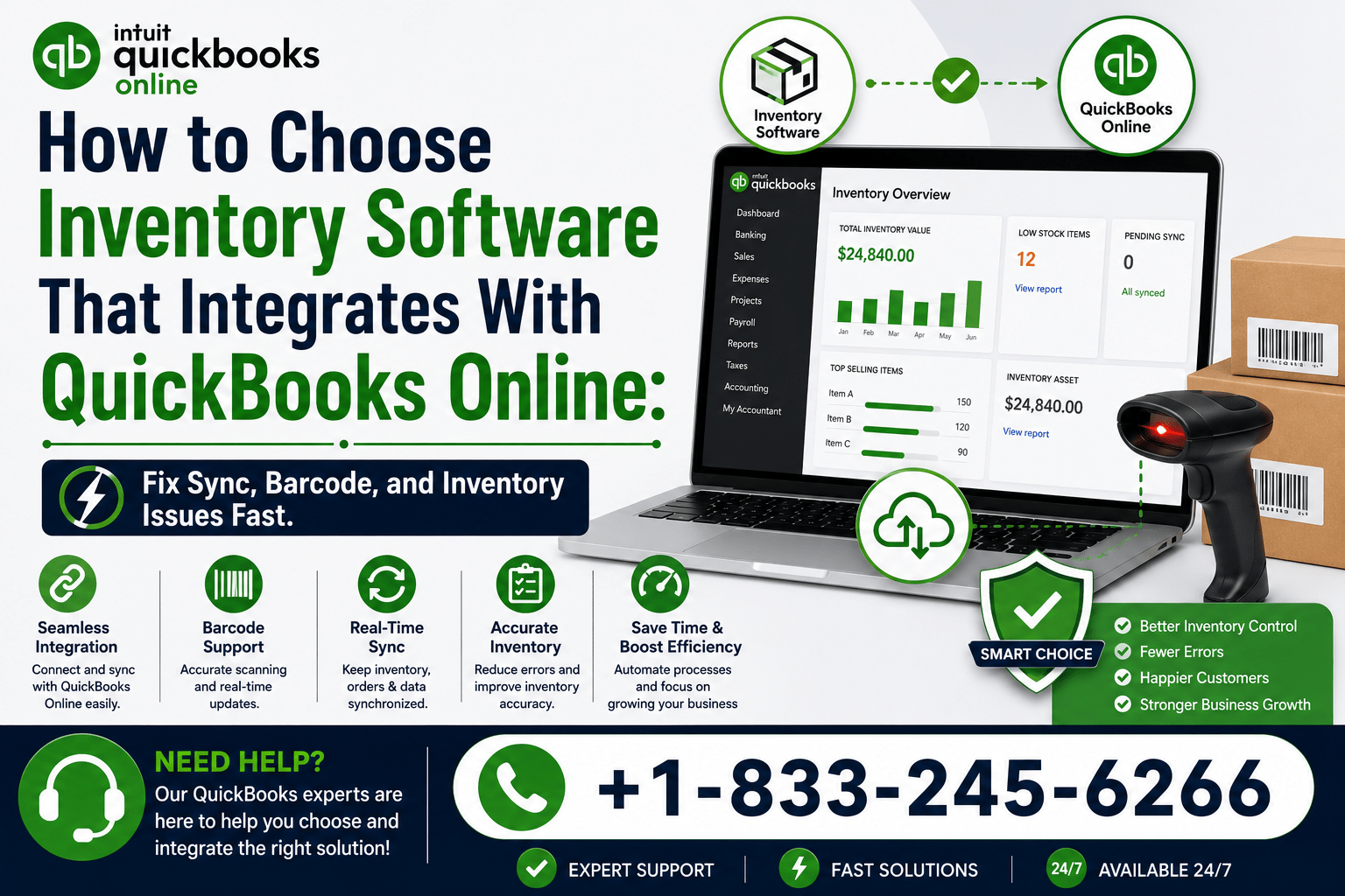 QuickBooks Online inventory app